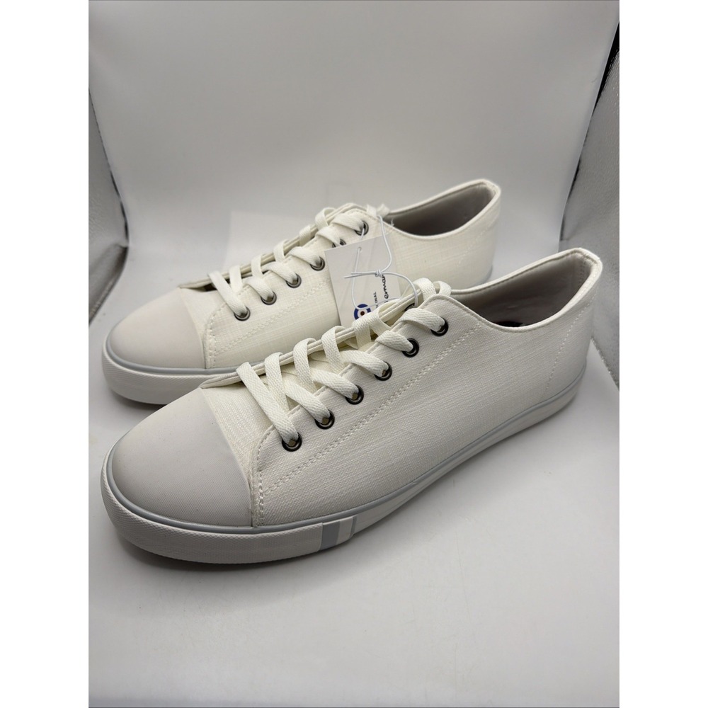 Ben Sherman Dorset Lo White Men's Canvas Sneakers Size 10.5. New